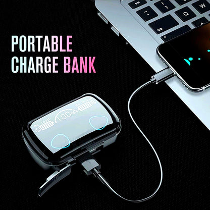 Couple Headphones Bluetooth Earbuds Wireless Earphone Waterproof for Any Phone