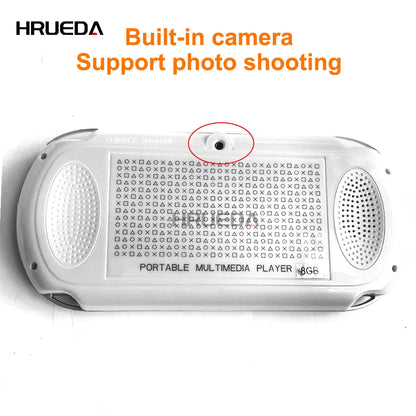 8GB Video Game Console Portable Camera 4.3 Inch Color Screen Handheld Game Player Dual Joystick Game Consoles 10000+ Games