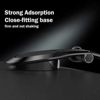 360° Rotation Magnetic Phone Holder Foldable Car Mount Stand Dashboard Universal