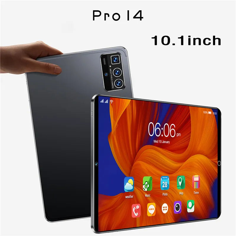 10.1 Inch Tablet PC Android 3G WCDMA 8 Core 2GB RAM 16GB ROM Bluetooth Wifi Camera Tablets Pro14