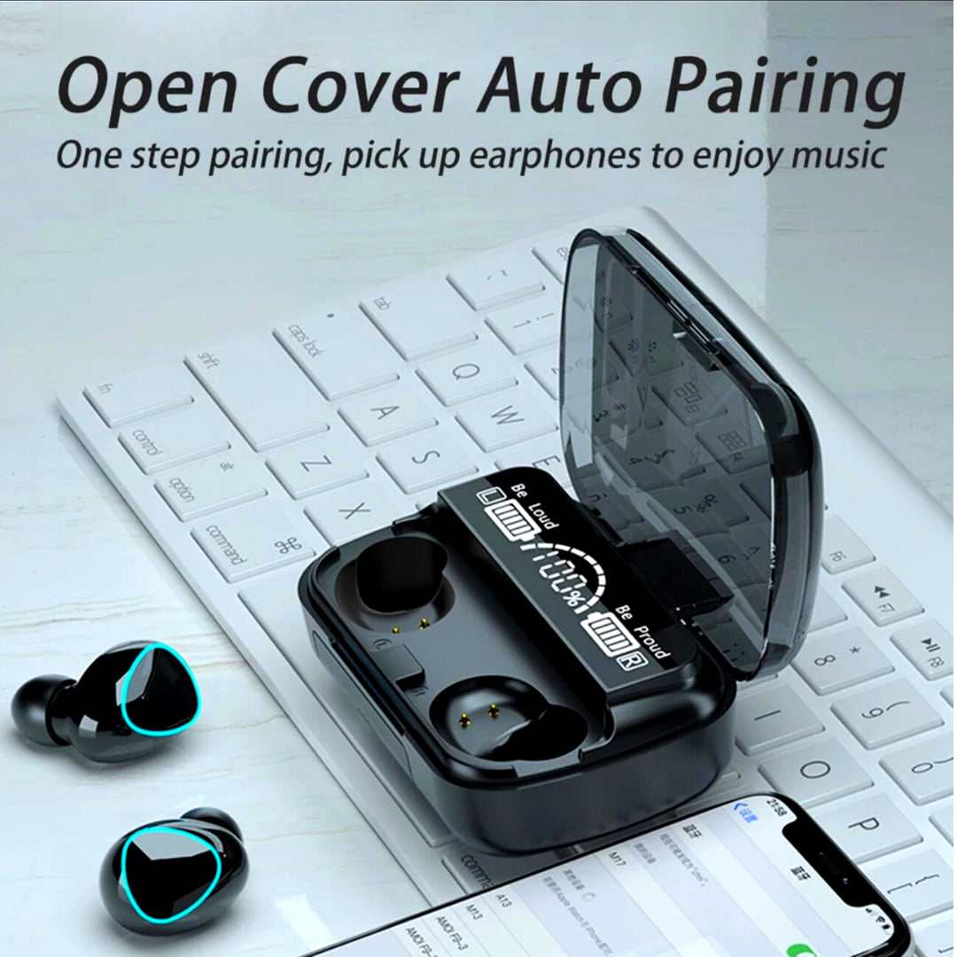 Couple Headphones Bluetooth Earbuds Wireless Earphone Waterproof for Any Phone