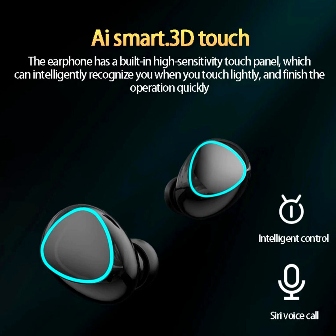 Couple Headphones Bluetooth Earbuds Wireless Earphone Waterproof for Any Phone