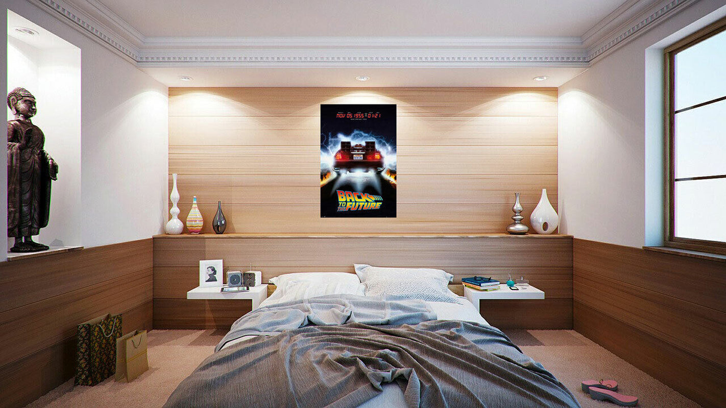 Back to the Future - Movie Poster (Delorean) (Size: 24" X 36")