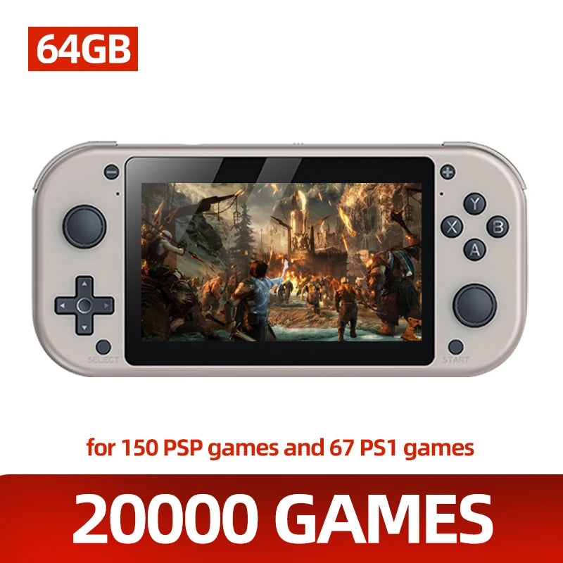 Retro Handheld Video Game Console up for 700 PS1 Games 4.3 Inch IPS Screen Portable Pocket Video Player for PSP GBA Gift