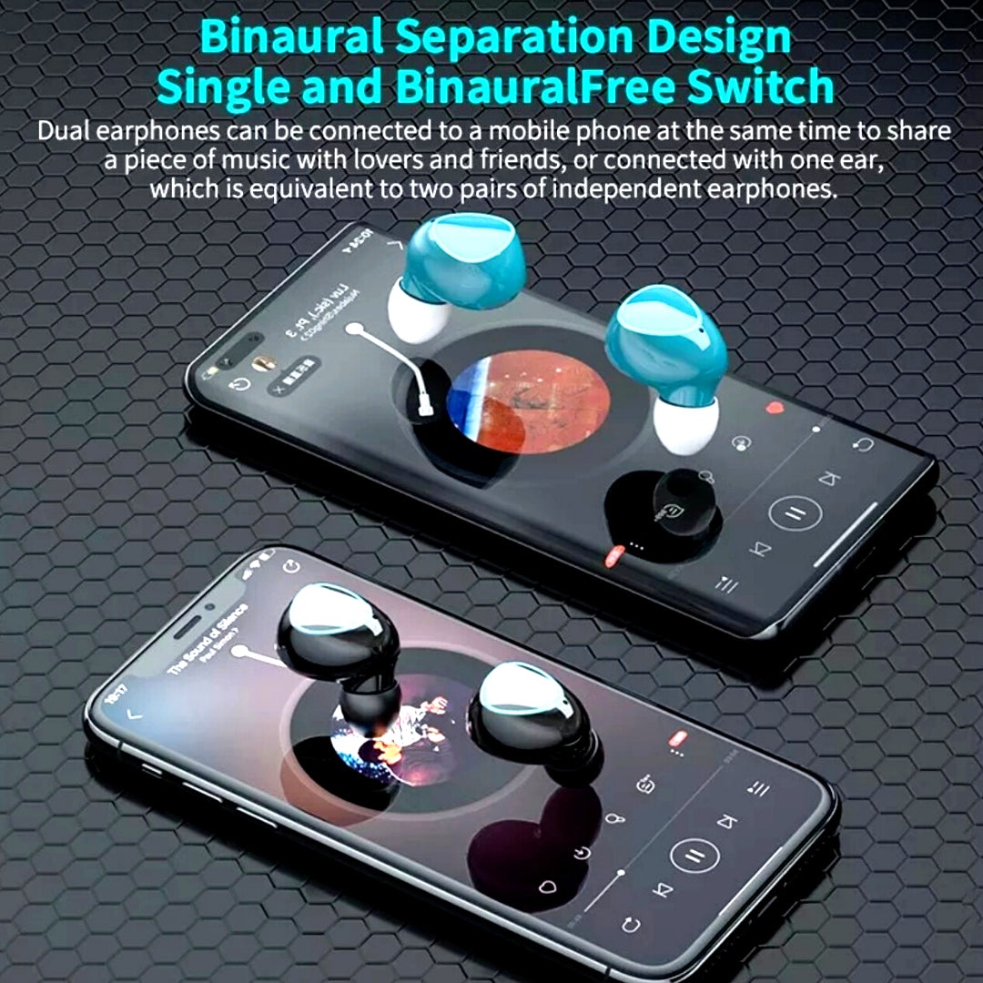 Couple Headphones Bluetooth Earbuds Wireless Earphone Waterproof for Any Phone