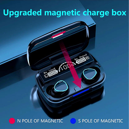 Couple Headphones Bluetooth Earbuds Wireless Earphone Waterproof for Any Phone
