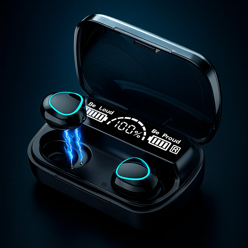 Couple Headphones Bluetooth Earbuds Wireless Earphone Waterproof for Any Phone