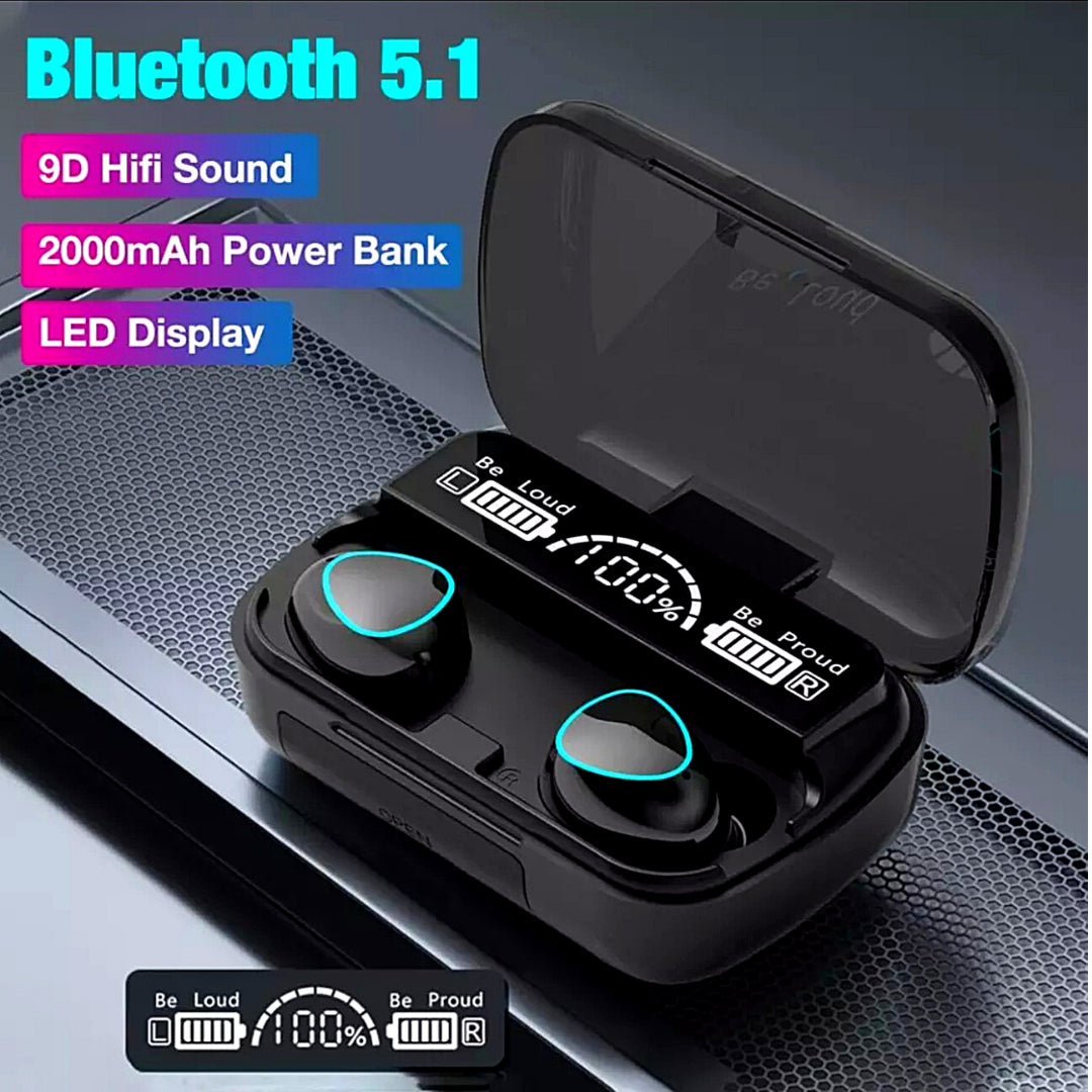 Couple Headphones Bluetooth Earbuds Wireless Earphone Waterproof for Any Phone