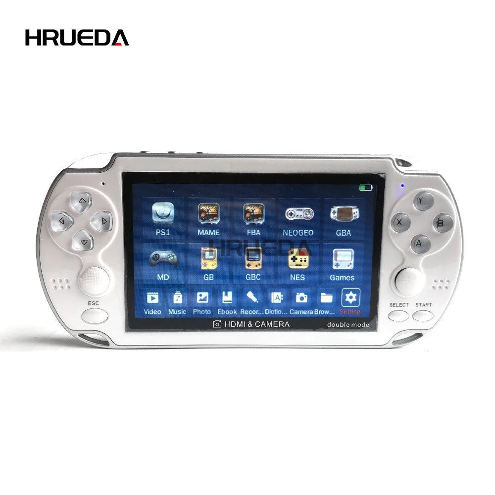 8GB Video Game Console Portable Camera 4.3 Inch Color Screen Handheld Game Player Dual Joystick Game Consoles 10000+ Games