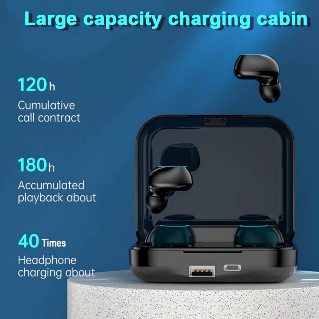 Couple Headphones Bluetooth Earbuds Wireless Earphone Waterproof for Any Phone