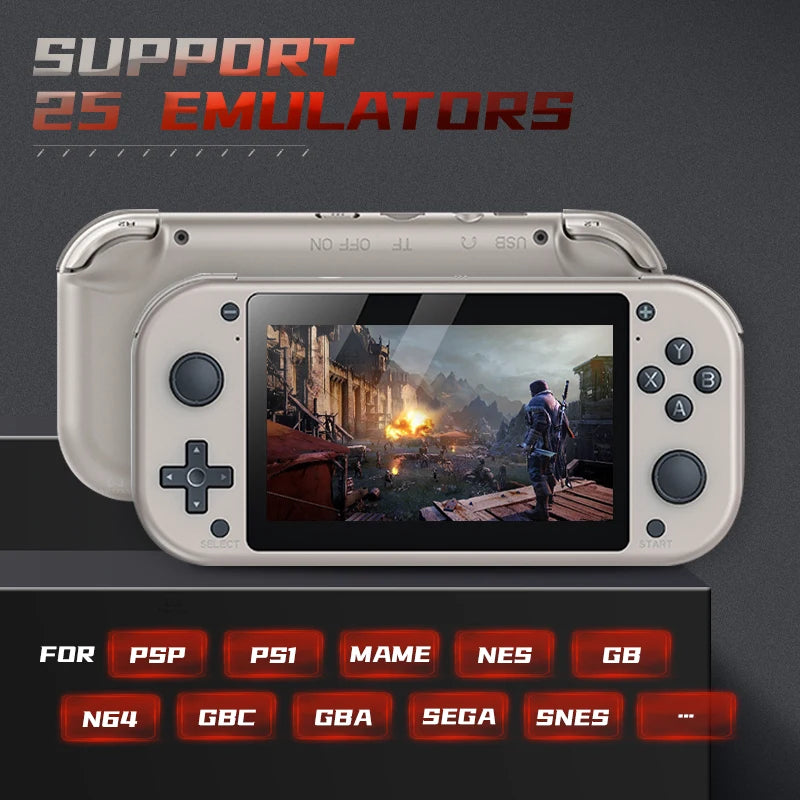 Retro Handheld Video Game Console up for 700 PS1 Games 4.3 Inch IPS Screen Portable Pocket Video Player for PSP GBA Gift