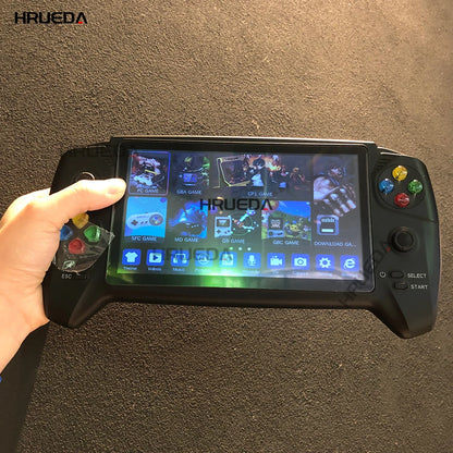 Portable Retro Video Game Classic Console Player 16Gb 7 Inch Game Screen Display ,Support Dual Players, over 6000 Games Children