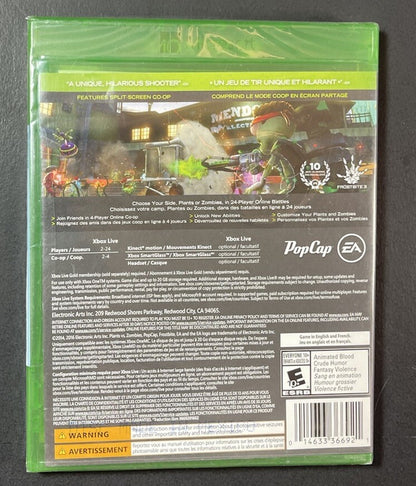 Plants Vs Zombies [ Garden Warfare ] (XBOX ONE) NEW
