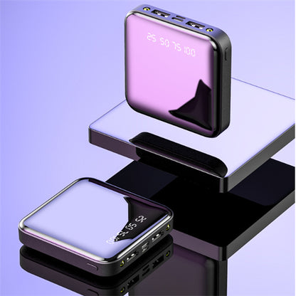 Mini Power Bank 20000 Mah Portable Mirror Digital Display Power Bank