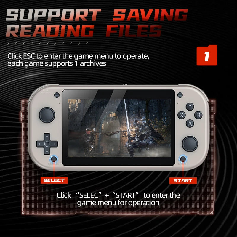 Retro Handheld Video Game Console up for 700 PS1 Games 4.3 Inch IPS Screen Portable Pocket Video Player for PSP GBA Gift