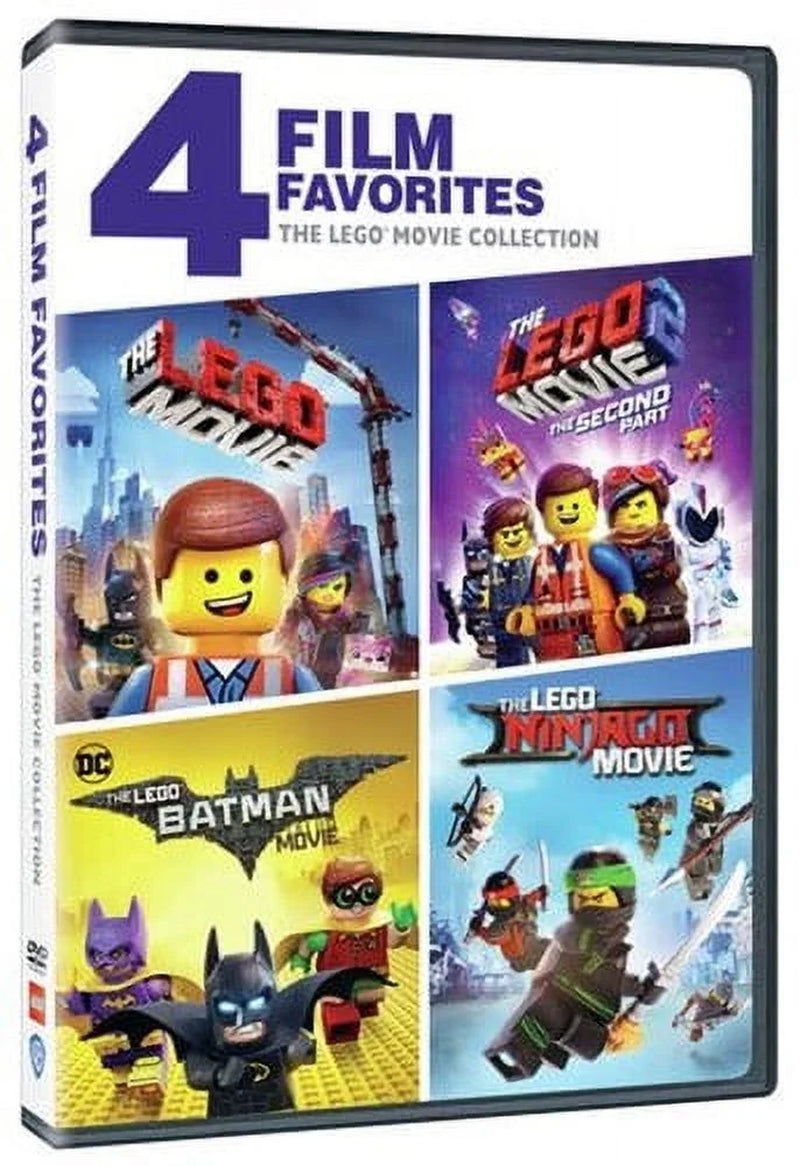 LEGO Movie 4-Film Collection DVD 2-Disc Kids & Family PG
