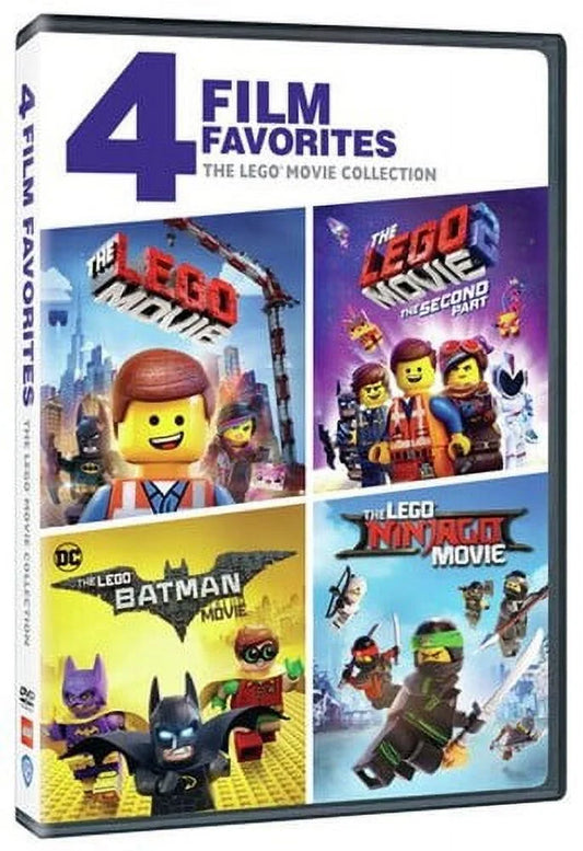 LEGO Movie 4-Film Collection DVD 2-Disc Kids & Family PG
