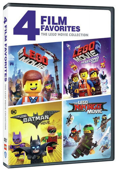 LEGO Movie 4-Film Collection DVD 2-Disc Kids & Family PG